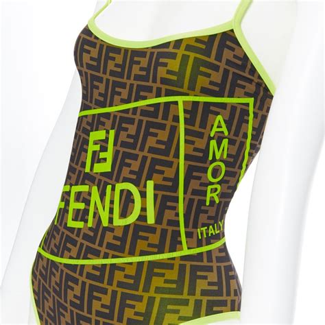 fendi roma amor swim|Fendi bathing suits.